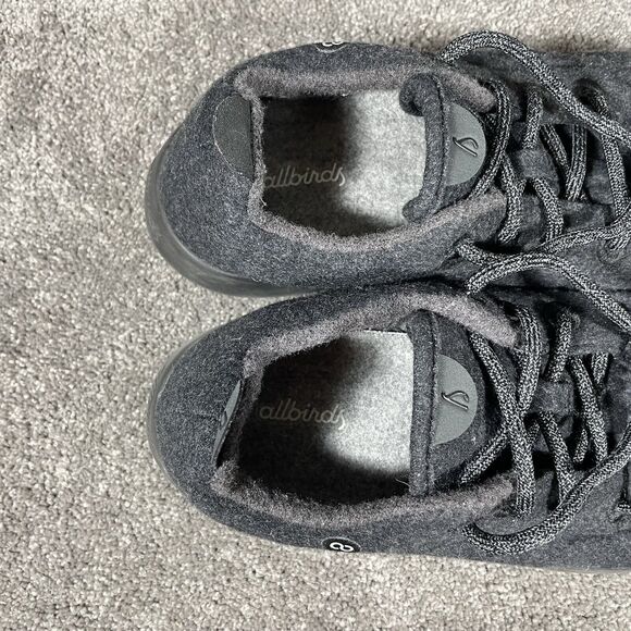 Allbirds Superfine Certified Merino Wool Runners WR Sneakers Black Mens Sz 10 - Picture 10 of 12